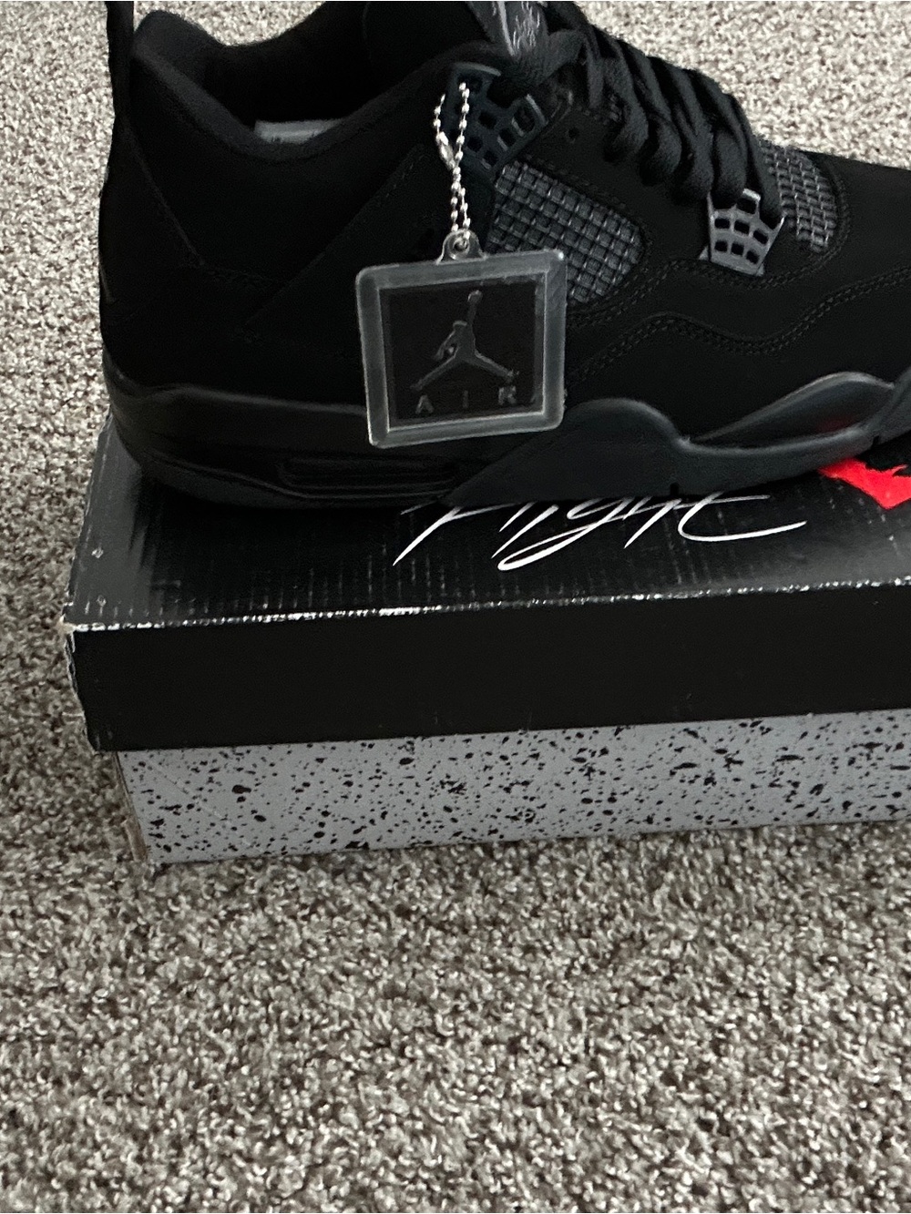 Jordan Men’s Black Suede Basketball Sneakers